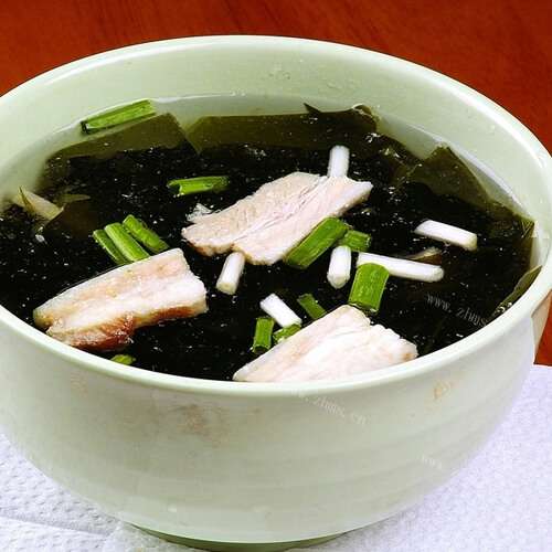 美味的干粉海带汤