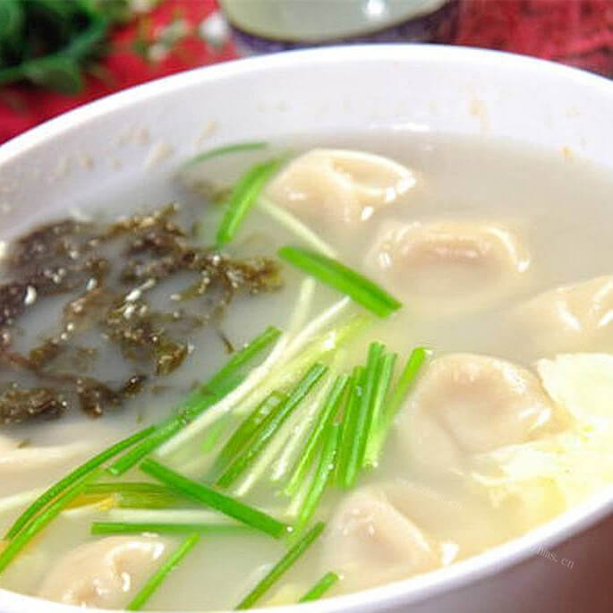 美味的高汤饺子