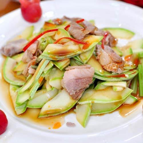 家常西葫芦炒肉