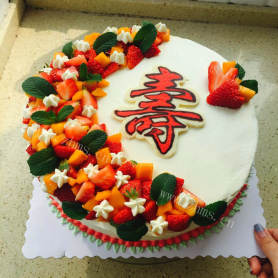 最爱中国风生日蛋糕