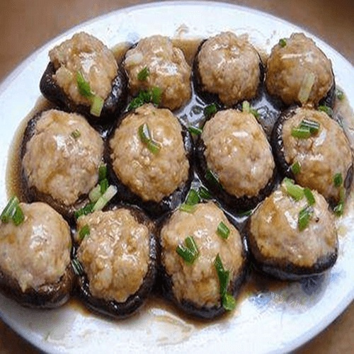 不蓝瘦的香菇酿肉馅