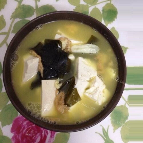 海带豆腐汤