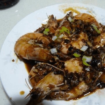 美味的香辣大虾