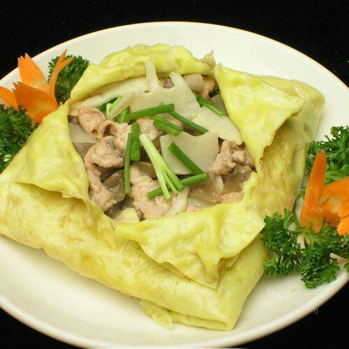 家常葱油蛋包肉
