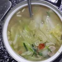 自制白菜瘦肉汤