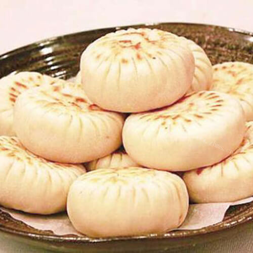 美味的咸菜麦饼