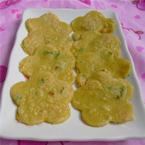 自制青汁胡萝卜鸡蛋饼