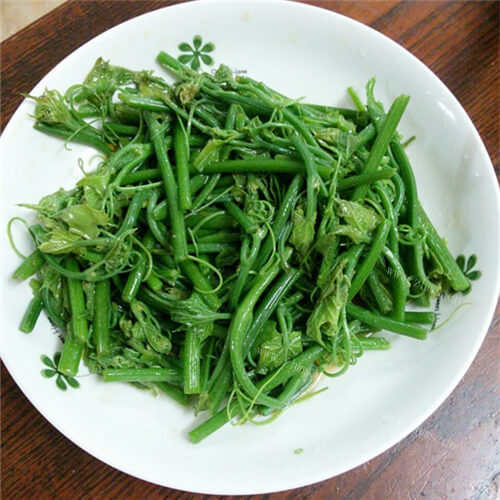 清热解毒白灼佛手瓜苗