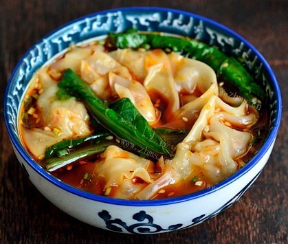 让你食欲十足的红油抄手做法图解9)
