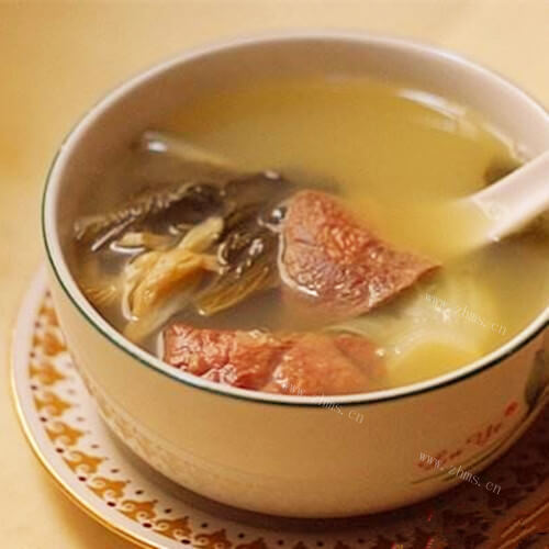 美味南北杏菜干益肺汤