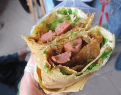 杂粮煎饼做法图解8)