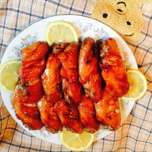 美味黑椒腐乳烤鸡翅