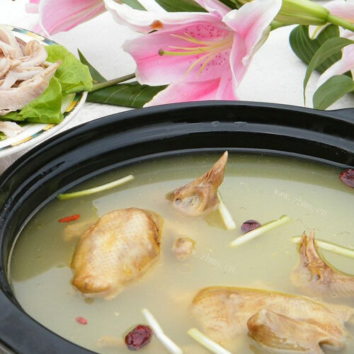 营养松茸鸽子汤