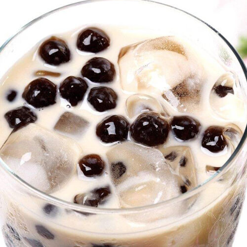 好吃的仙草奶茶