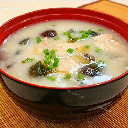 家常鸡肉粥