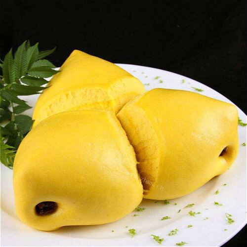 色香味俱全的开花南瓜馒头