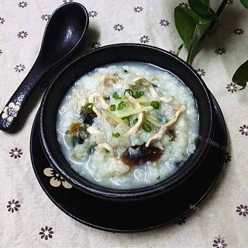 好吃的鸡肉粥