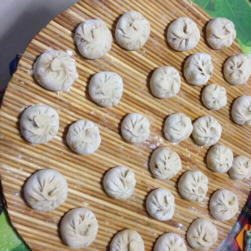 美味的酱肉包做法图解5)