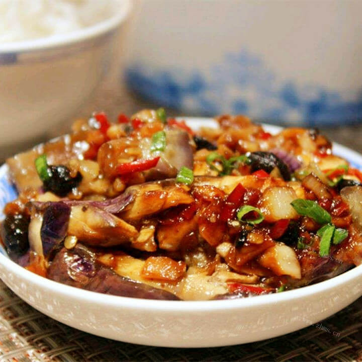 美味的鱼香豆豉茄子