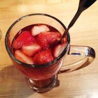 酸甜可口山楂草莓消脂茶