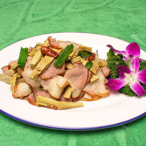 家常香干炒肉