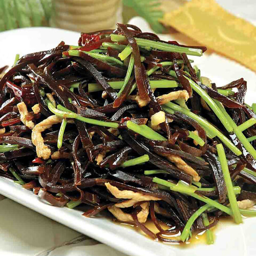 美味的自制酱油咸菜