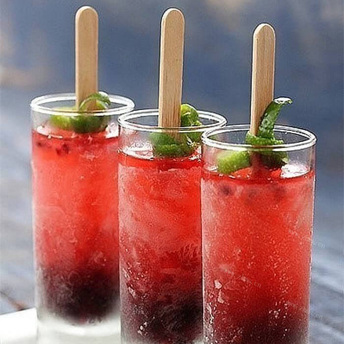 我的西瓜青柠鸡尾酒棒冰