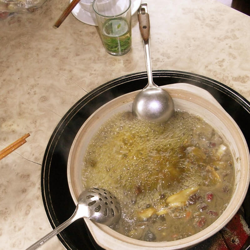 好喝的竹笙莲子绿豆糖水