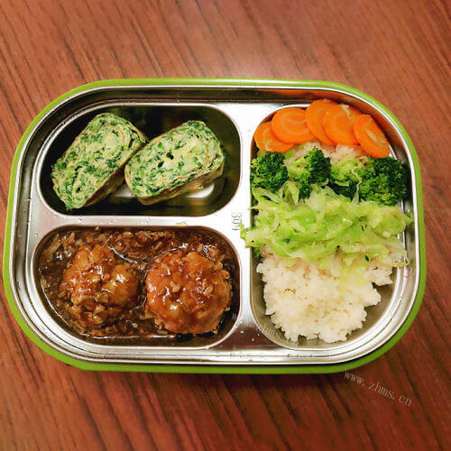 金针菇肉丸便当