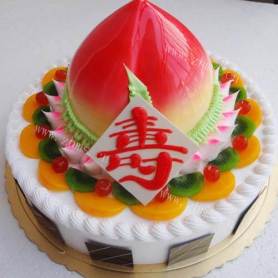 寿桃蛋糕