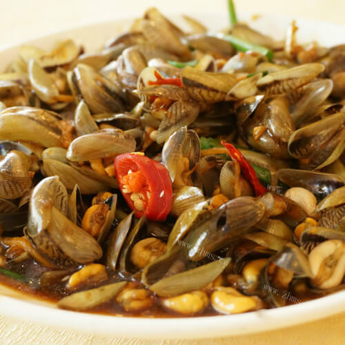 特色佳肴炒海瓜子