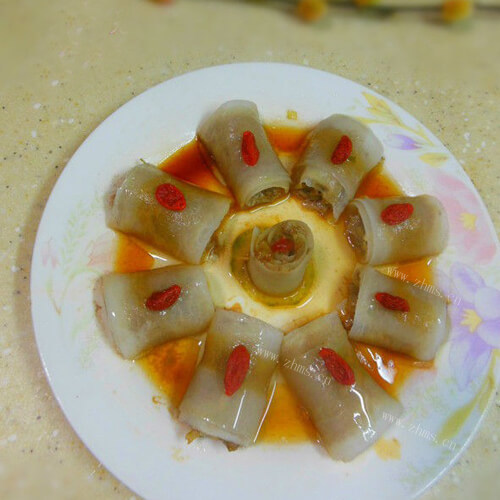 美味白玉萝卜卷