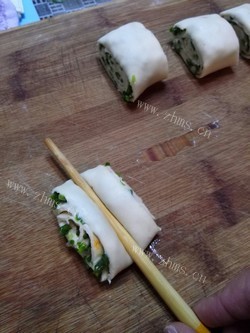 可口葱香椒盐蛋糕做法图解4)