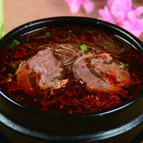 劲道的牛肉粉丝汤