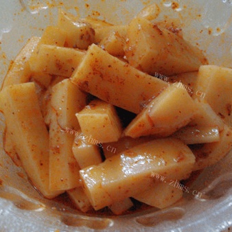 简单的凉拌豌豆粉