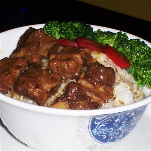 美味飘香面包机版排骨饭