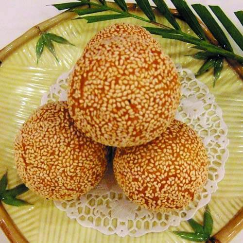 香甜的红薯麻球（红豆馅）