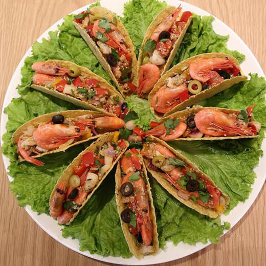 鲜美北极虾时蔬TACOS
