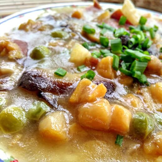 好吃的牛奶干贝豆腐