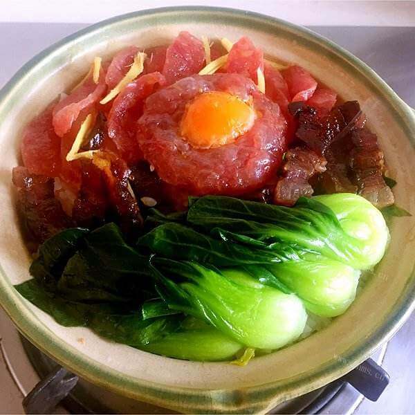 营养美味腊肠饭
