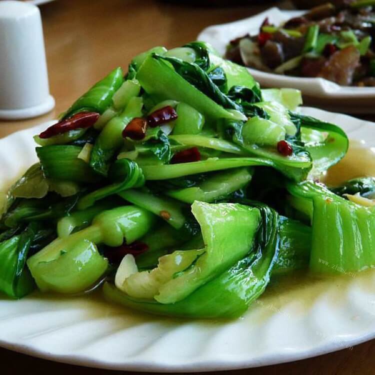 好吃的呛拌小油菜