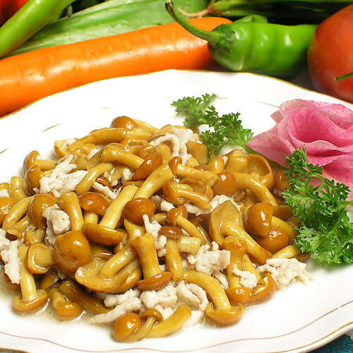 鲜美平菇炒鲜肉