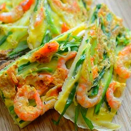美味韩式海鲜葱饼