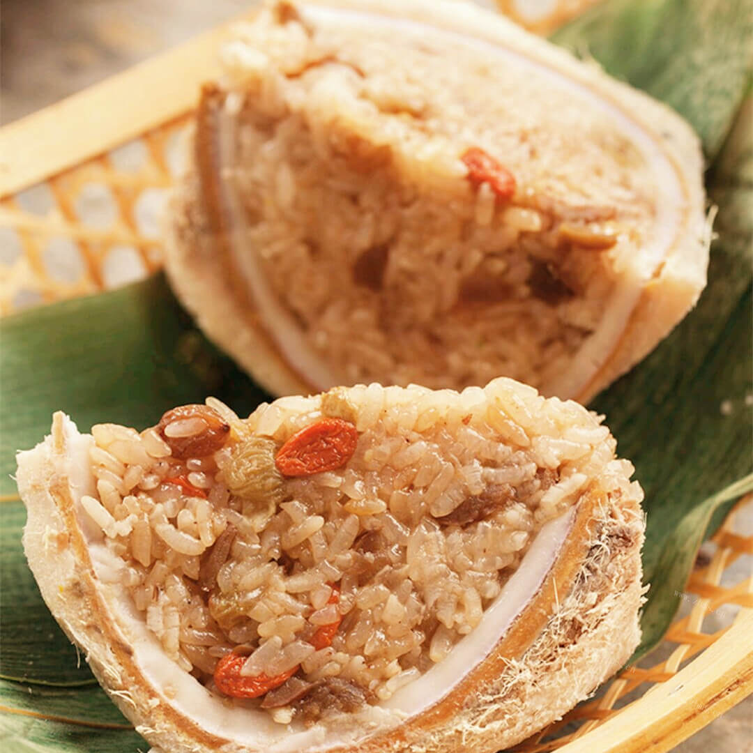 清甜的腊味椰子饭