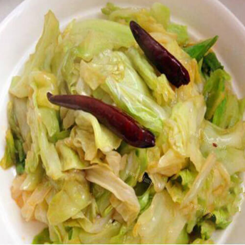 简单的炝莲花菜