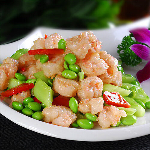 青豆虾仁