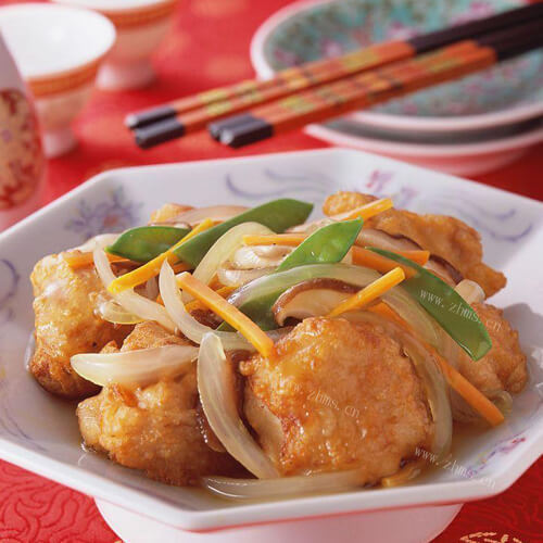 美味的洋葱炒蛋