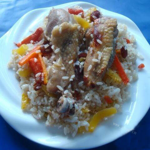 广式鸡肉抓饭