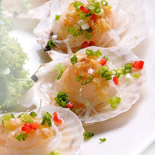 蒜蓉粉丝蒸扇贝