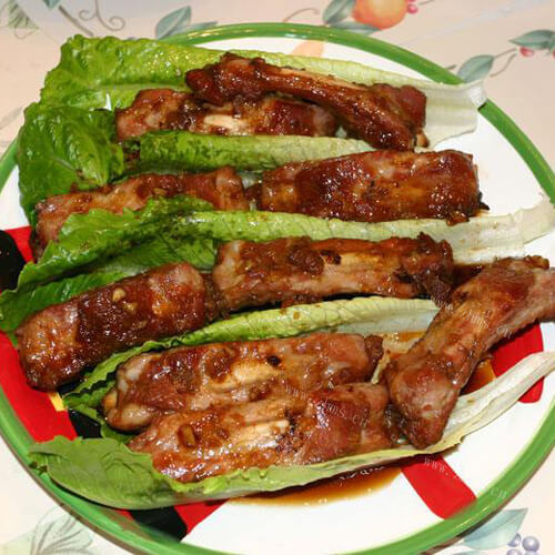 焦香酥脆的翠花排骨